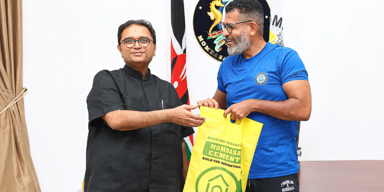 Mombasa Cement Owner Hasmukh Patel Is Dead Mombasa Cement Owner Hasmukh Patel (L) And Mombasa Governor Abdulswamad Sheriff Nassir