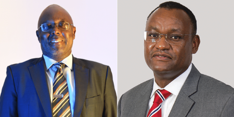 Ncba Announces Board Leadership Changes After Posting Ksh9.8 Billion Profit Ncba Bank Kenya Plc Designate Chairman Isaac Awuondo And Abdirahim Abdi. Photo/ Courtesy