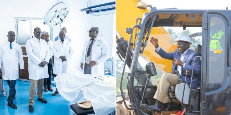 President William Ruto Commissions Cancer Center In Kisii. Photo/ Pcs
