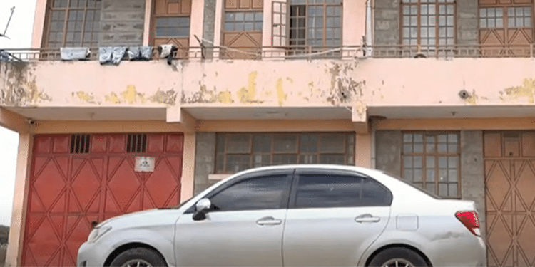 A Car Belonging To The Businessman Parked Outside An Apartment. Photo/ Screen Grab Of Cctv
