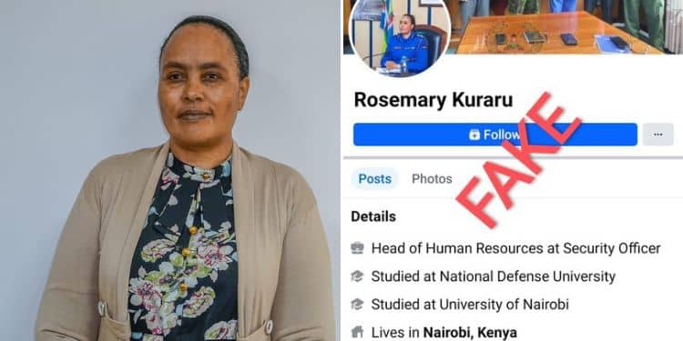 Kenyans Warned Against Fake Online Accounts Impersonating Police Director Nps Warns Of Fake Accounts Impersonating Rosemary Kuraru