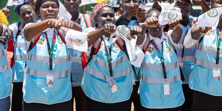 Azimio R Symbol Azimio Flags Community Health Promoters Jobs Created By Ruto