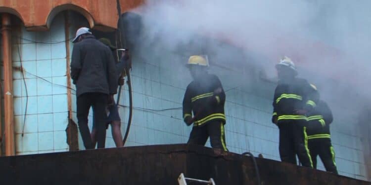 Ruiru Supermarket Engulfed In Flames, Millions In Damages