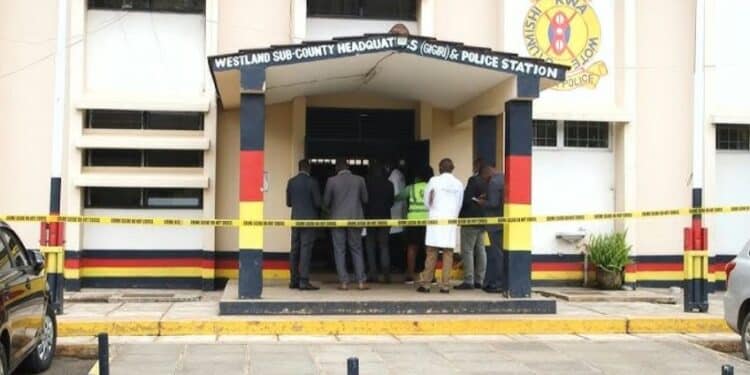 Police Officers Accused Of Aiding Kware Suspect &Amp; Other Inmates Escape Released Senior Police Bosses Led By Acting Police Ig Gilbert Masengeli , Dci Boss Mohamed Amin And Deputy Inspector General Of Police Kenya Police Service Eliud Lagat At Gigiri Police Stataion On Tuesday, August, 20,2024.