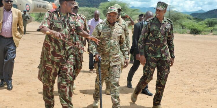Inside Govt Plan To End Insecurity In North Rift Interior Cs Kithure Kindiki Visiting The North Rift Region. Photo/Courtesy