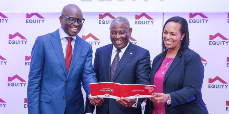 From Left To Right: Equity Group Chief Finance Officer, Moses Nyabanda, Equity Group Managing Director And Ceo, Dr. James Mwangi And Equity Group Chief Internal Auditor, Beth Kithinji, During The H1 2024 Investor Briefing Event. Photo/Equity Bank.