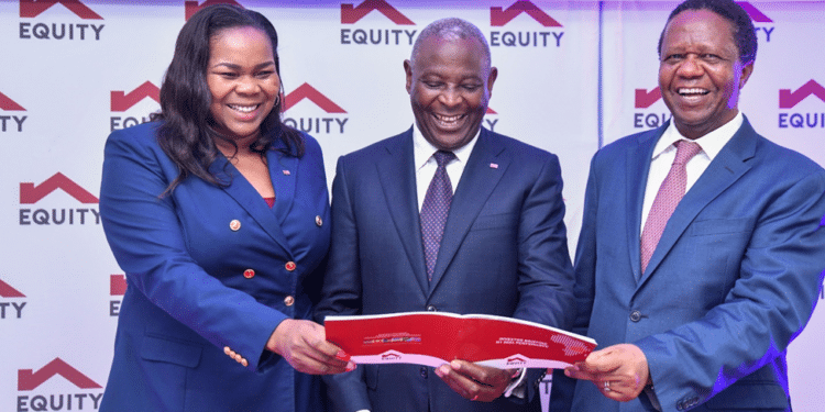 From Left To Right: Equity Life Assurance (Kenya) Limited Managing Director, Angela Okinda, Equity Group Managing Director And Ceo, Dr. James Mwangi And Equity Group Chief Risk Officer, Sam Gitwekere, During The H1 2024 Investor Briefing Event. 