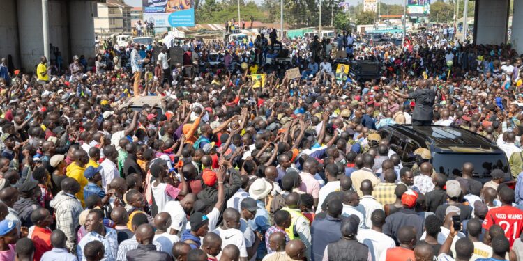 Ruto Sends Warning To Select Politicians President William Ruto Addressing A Crowd In Kondele In Kisumu On August 31, 2024. Photo/Pcs.