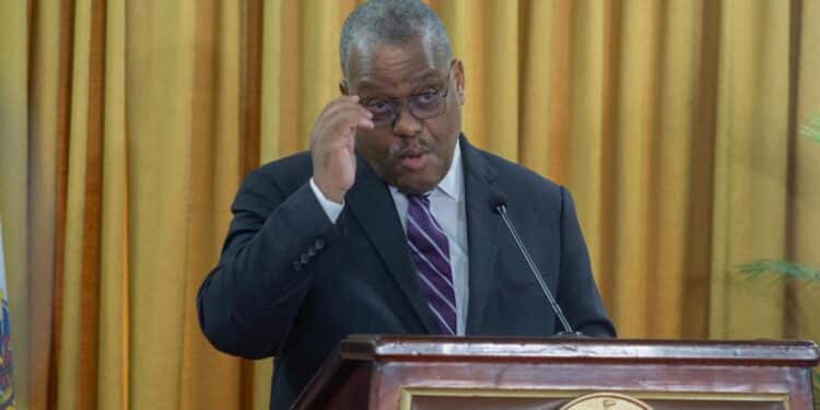 Haiti Prime Minister Garry Conille. Photo/ Image: Guerinault Louis/Anadolu/Picture Alliance.  Ruto