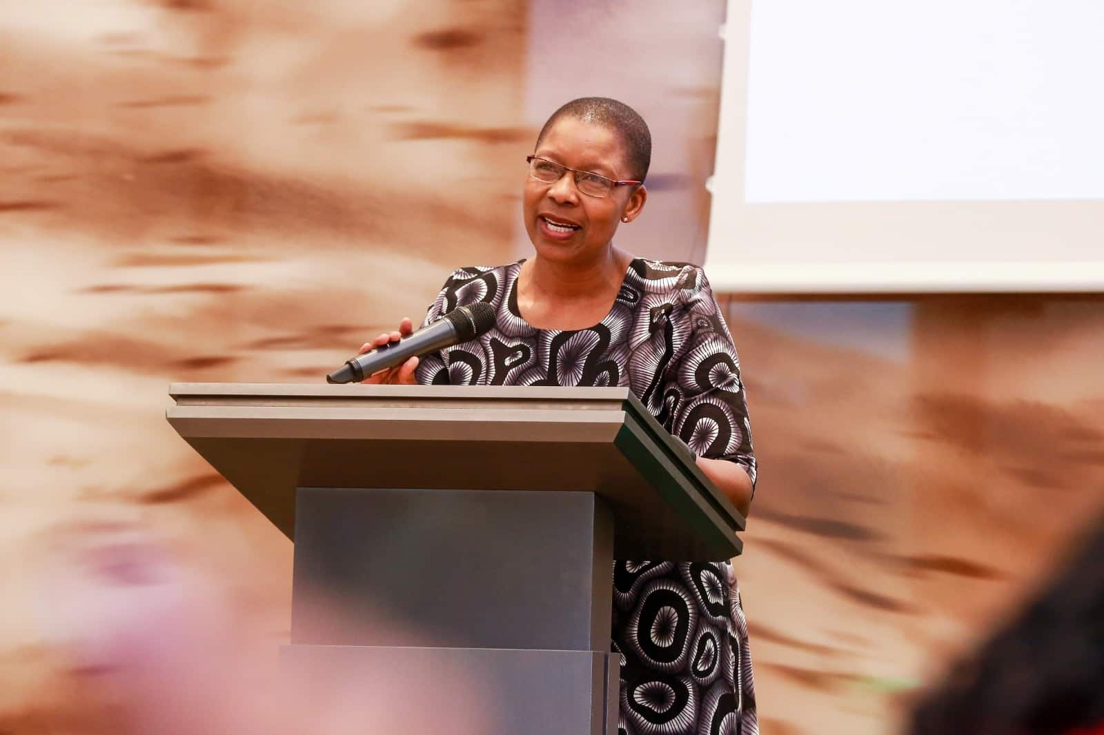 The Attorney General Dorcas Oduor Giving Remarks During The Event. Photo/ Ignite Her 4 Africa