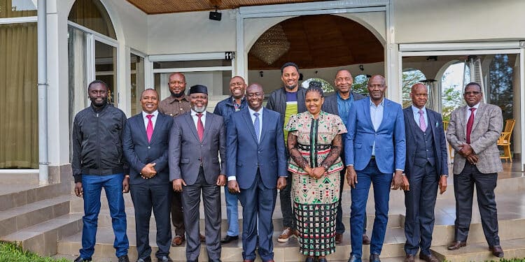 Deputy President Rigathi Gachagua With Senators From 11 Mt Kenya Counties On August 28, 2024. Photo/ Dpcs