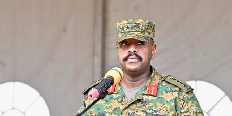 Muhoozi Speaks On Plan To Succeed His Father Museveni In 2026 General Election Chief Of Defence Forces Of Uganda General Muhoozi Kainerugaba In Tororo, Uganda On August 31, 2024. Photo/ Muhoozi X.
