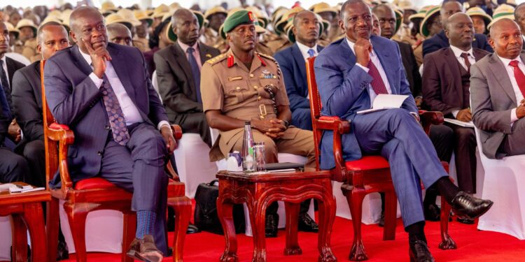 President William Ruto And Dp Rigahti Gachagau During A Meeting With National Government Administrative Officers (Ngaos) On September 16, 2024. Photo/Dpps.