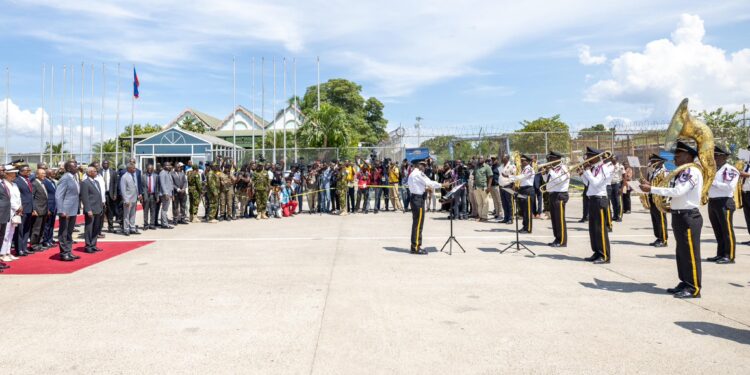 President William Ruto Arriving At Port-Au-Prince, Haiti On September 21, 2024. Photo/Pcs.