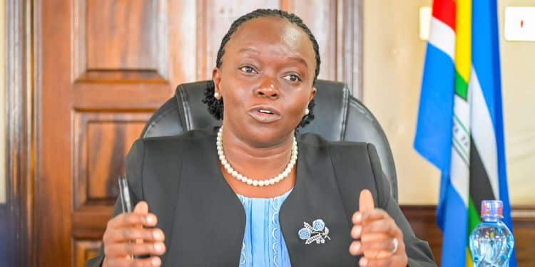 Health Cs Dr. Deborah M. Barasa. Photo/Moh