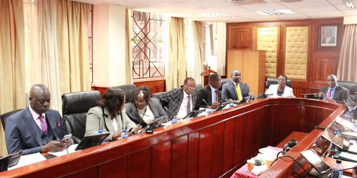 Frustration As Tiktok App Goes Down Members Of The National Assembly’s Public Partitions Committee During A Session. Photo-Parliament Of Kenya