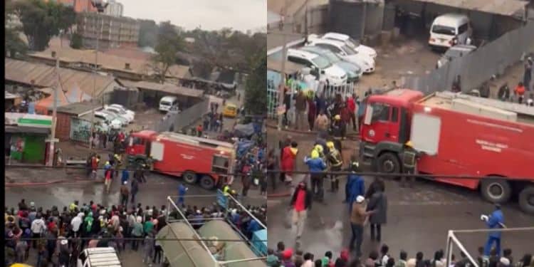 Huge Explosion And Fire Breaks Out In Ngara Ngara Fire