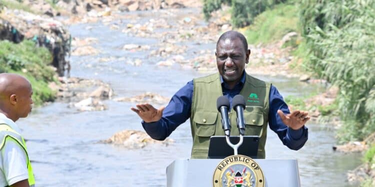 Ruto Launches Climate Resilience Service Program (Crsp). Nairobi River
