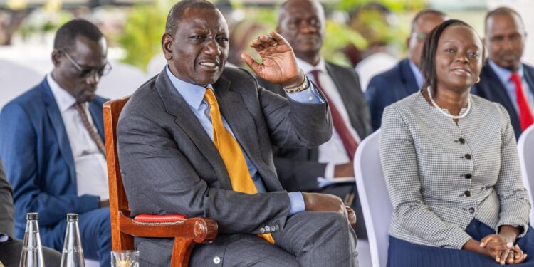 Govt Explains Why It Forcefully Migrated Kenyans From Nhif To Sha President Willam Ruto And Health Cs Deborah Barasa. Photo/ Pcs
