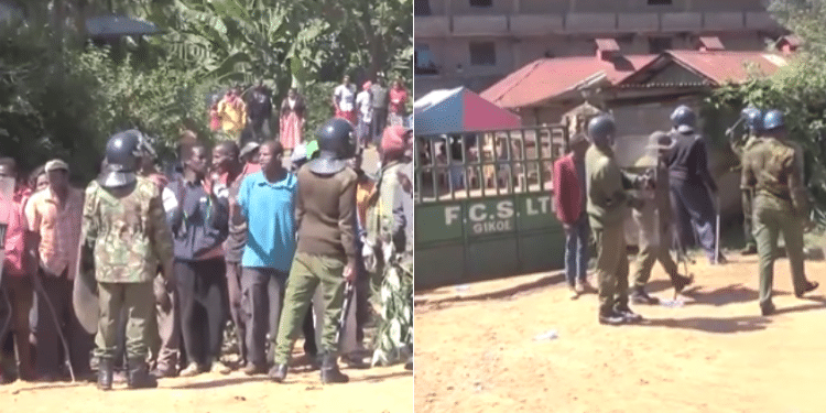 Kangunu Coffee Farmers Teargased By Police In Murang'A