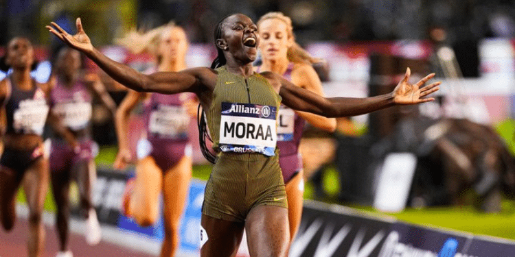 800 M Champion Mary Moraa. Photo/ World Athletivs
