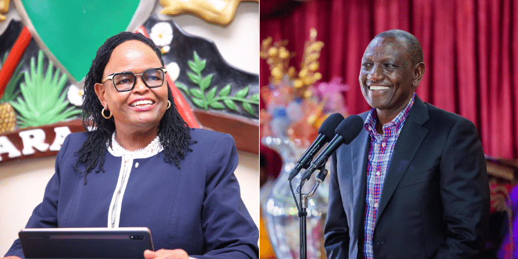Cj Koome Revisits Anti-Ruto Protests And Police Abductions A Photo Collage Of President Wiliam Ruto And Chief Justice Martha Koome. Photo/Koome X/Pcs.