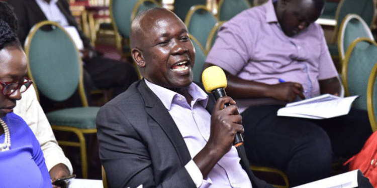 Onapito, 58, Speaks At A Parliament Stakeholders Meeting. Photo/The Independent.co.ug