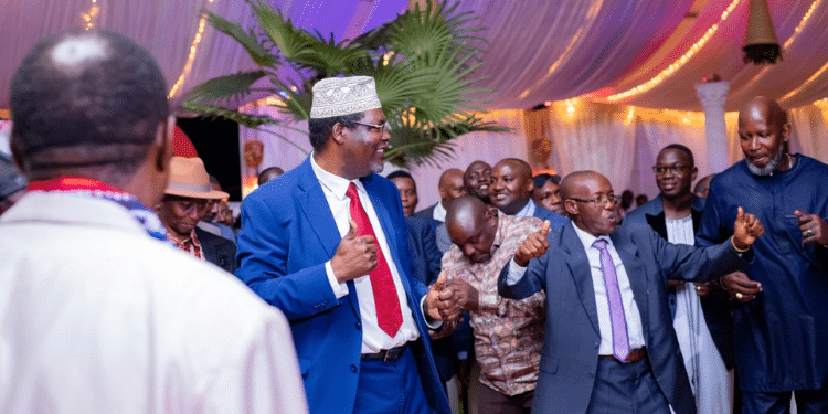Miguna During A Wedding Of Mr. Kamau’s Daughter, In Thindigwa, Kiambu, Photo/Miguna X Account