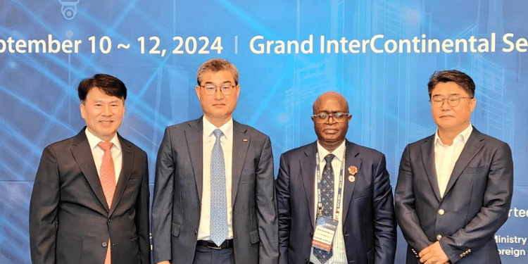 Director General-Kura, Eng. Silas Kinoti During The Global Infrastructure Cooperation Conference (Gicc), 2024 That Was Held In Seoul, South Korea. Photo/Kura