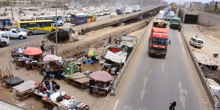 Image Of The Outer Ring Road In Nairobi Five Years Ago. Photo/Nairobinews.nation.africa.