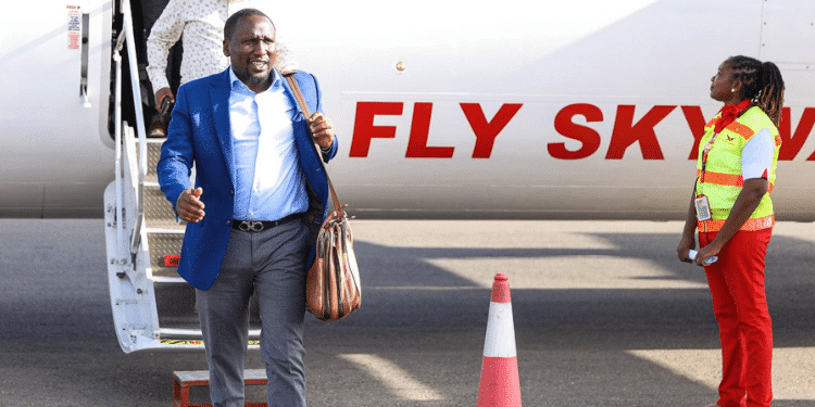 A Photo Collage Of Senate Majority Leader Aaron Cheruiyot During A Visit To Turkana On September 2023/Cheruiyot X.