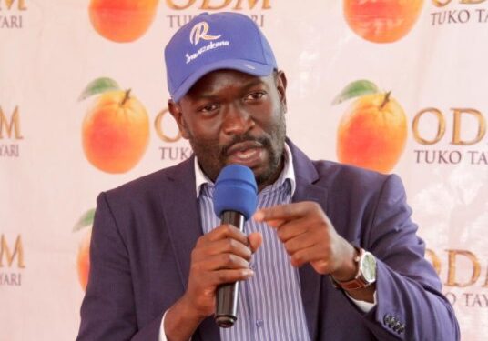 Odm Secretary General Edwin Sifuna. Photo/David Njaaga.