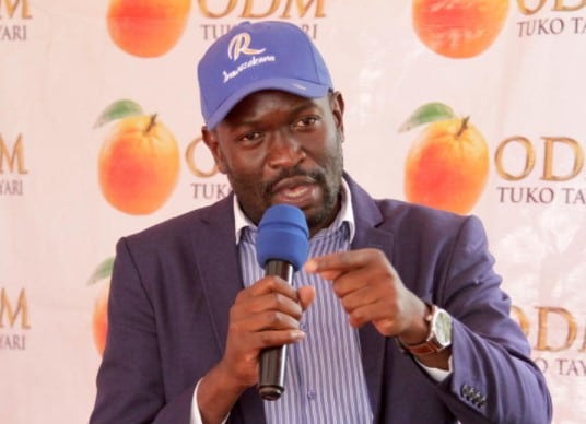 Odm Secretary General Edwin Sifuna. Photo/David Njaaga.