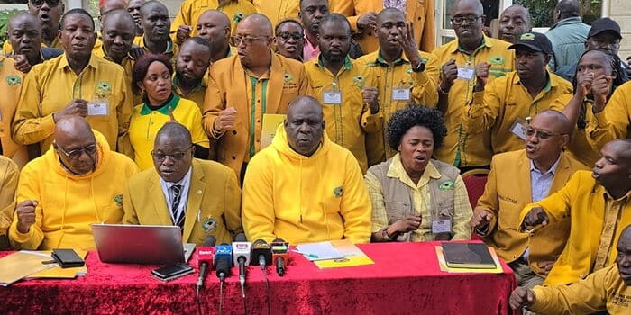 Kuppet Has Suspended The Nationwide Teachers’ Strike That Had Entered Its Second Week On Monday, September 2.Addressing The Press, Kuppet Secretary General Akelo Misori Asked All The Teachers To Report To Work Immediately.