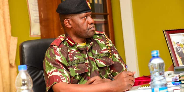 Acting Ig Gilbert Masengeli. Nps X