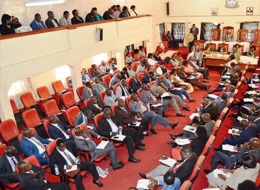 Image Of The Kakamega County Assembly In Session. Photo/ Citizen Digital