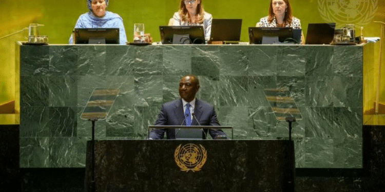 President William Ruto Speaks During The 79Th Unga Summit In Ney York On September 26, 2024. 