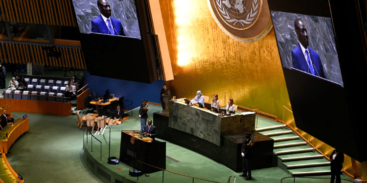 President William Ruto Speaks During The 79Th Session Of The Unga. Photo/Pcs