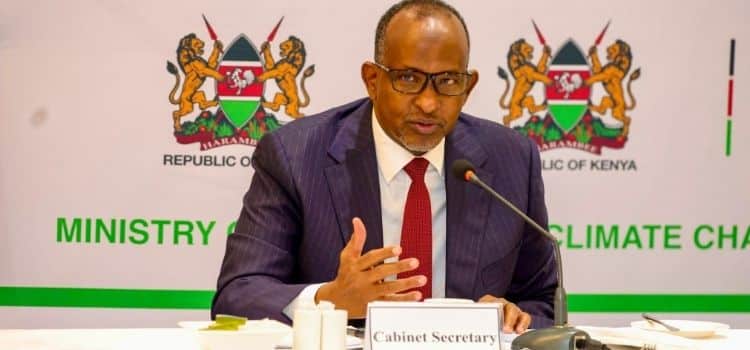 Forestry Cabinet Secretary Aden Duale. Photo/Aden Duale.
