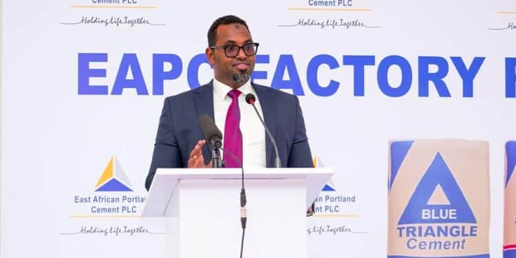Portland Cement Declares Ceo Position Vacant, Invites Applications Portland Cement Acting Md Mohamed Osman Adam, Photo/Eapc