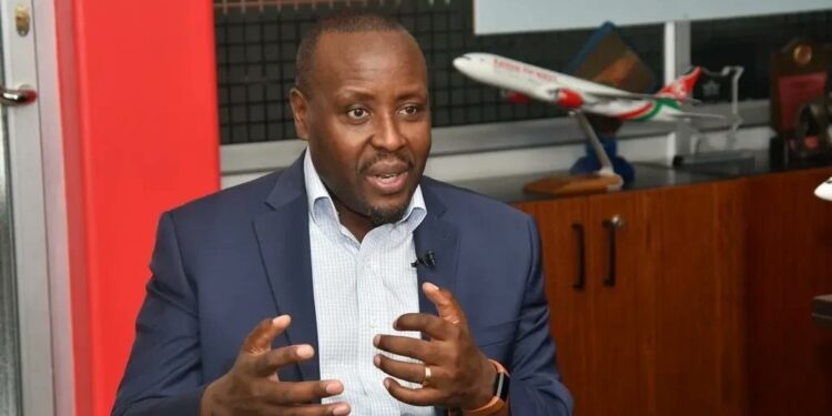Kenya Airways Group Managing Director And Ceo Allan Kilavuka
