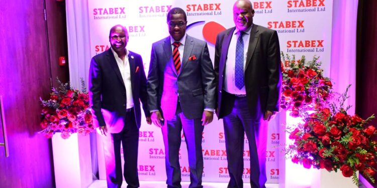 Energy Cs Opiyo Wandayi Poses For A Phot With Stabex Chairman Jack Chebett And Kaa Chairman Caleb Kositany. Photo/ Caleb Kositany X.