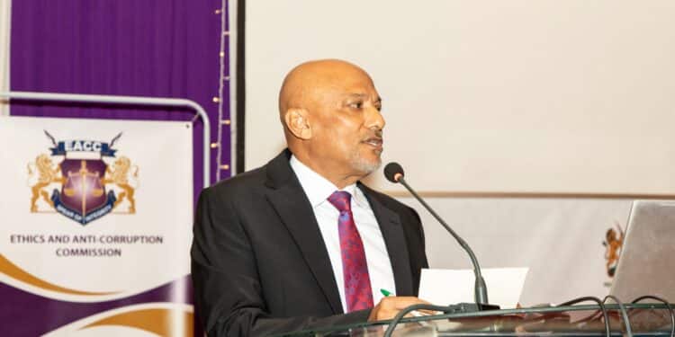 Eacc Ceo Twalib Mbarak At A Past Function. Photo/Eacc