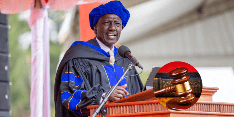 President William Ruto During The 42Nd Graduation Ceremony Of Baraon University In Nandi County On August 28, 2024 Photo/Pcs