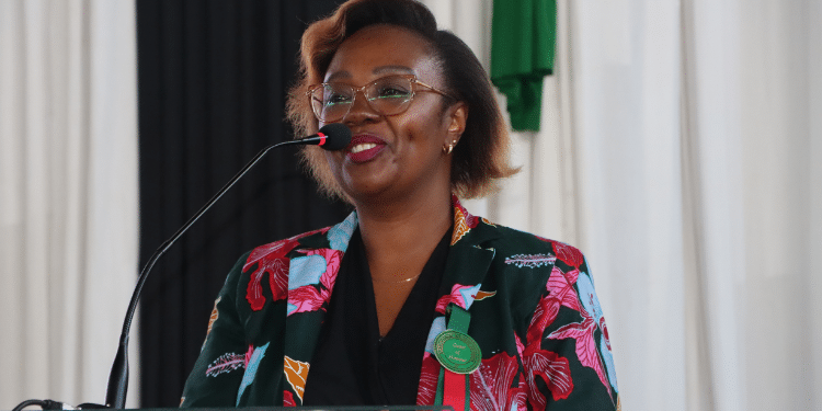 Kam Head Of Consulting And Business Development Njogu Joyce During A Past Event. Photo/Kam