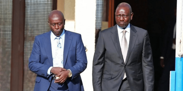 Dp Rigathi Gachagua And President William Ruto At The Kakamega State Lodge During A Visit To Western Kenya On August 30, 2023. Photo/ Dpcs