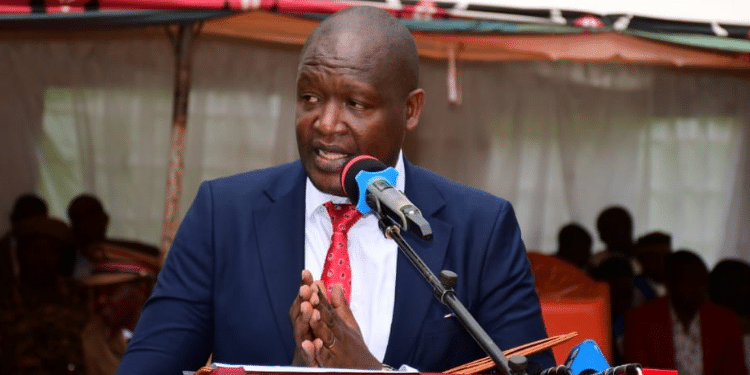 Kericho Governor Erick Mutai At A Past County Function. Photo/Erick Mutai X