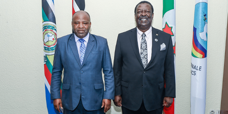 Ruto Jets Out For Crucial International Meetings Ruto, Prime Cs Musalia Mudavadi Poses For A Photo With Amb. Daniel Wambura At The Kenyan Embassy In Bujumbura, Burundi On October 30, 2024. Photo/ Mudavadi. Facebook.