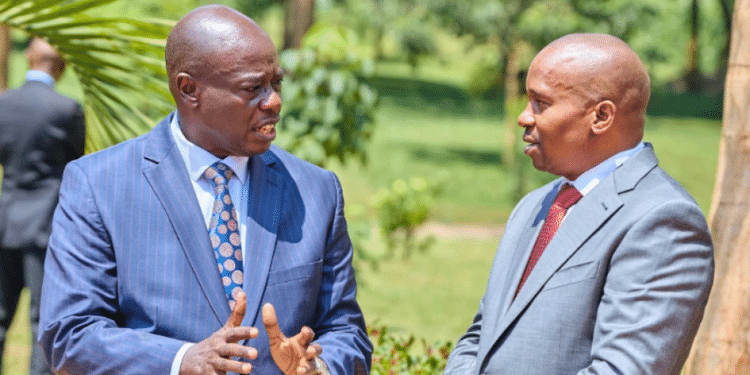 Rigathi Gachagua And Kithure Kindiki. Phto/ Dpcs