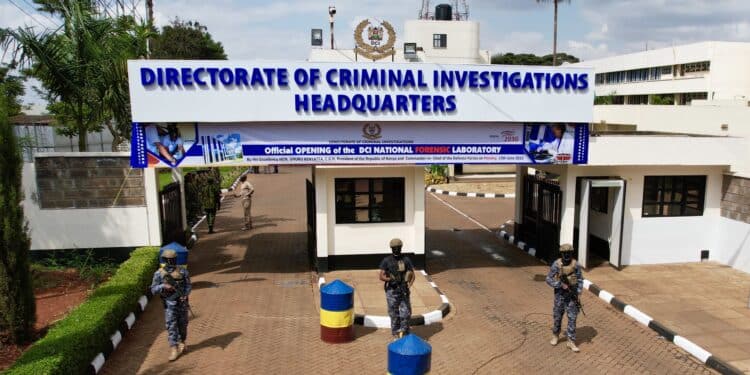 Mother Detained By Directorate Of Criminal Investigations Headquarters. Photo/Dci.